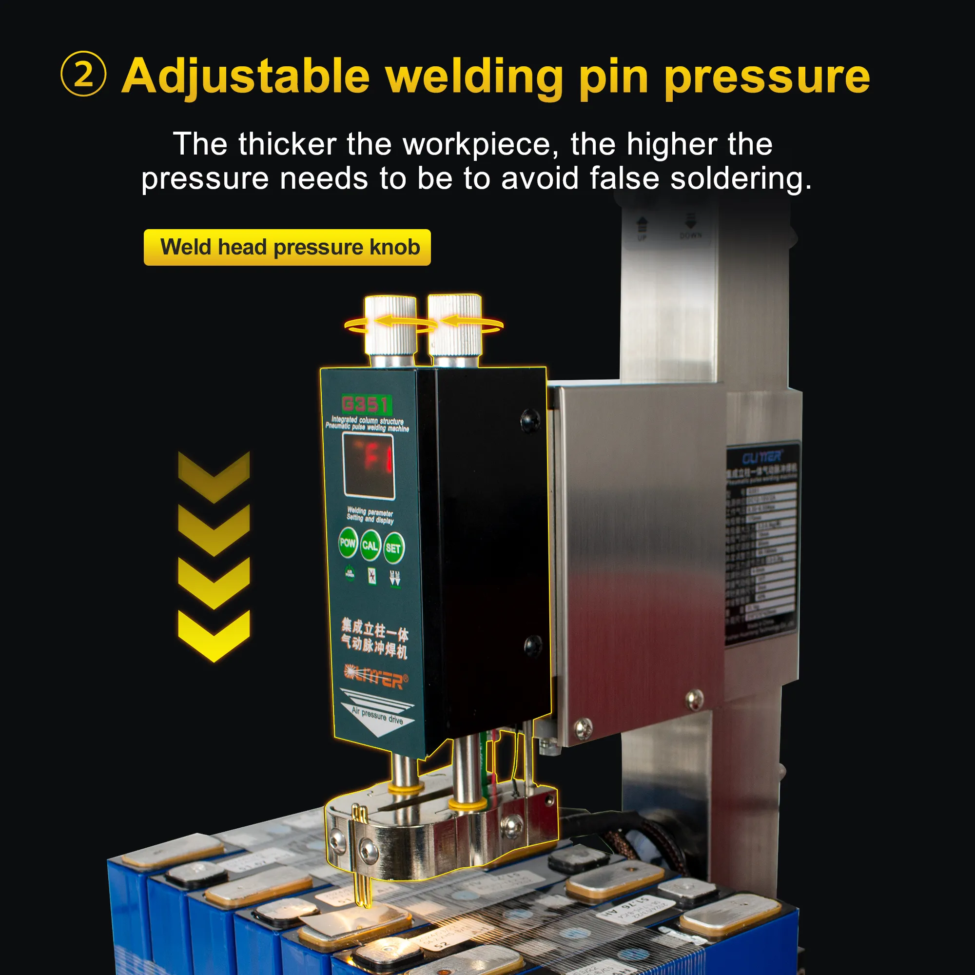 GLITTER  PNENUMATIC SPOT WELDING MACHINE G351 - Image 4